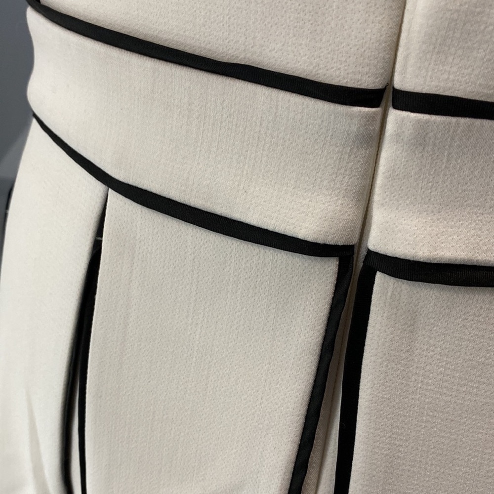 WHBM cream dress with black piping detail - Picture 5 of 10